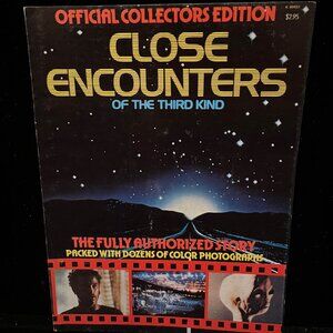 Close Encounters Of The Third Kind Official Movie Program Book 1977 Spielberg